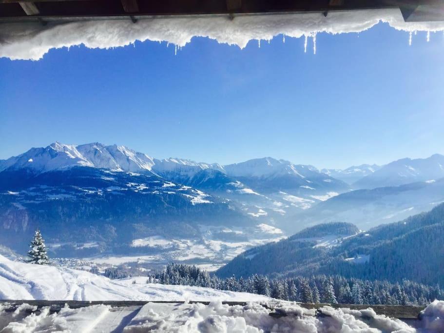 Modern Laax Apt, Swimming Pools, Wellness & Tennis Exterior foto