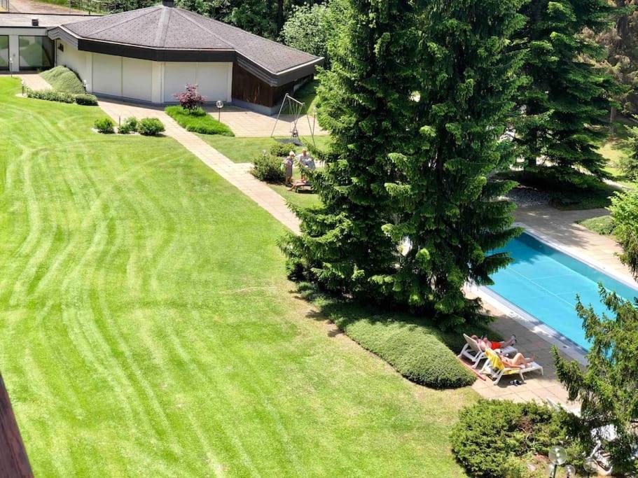 Modern Laax Apt, Swimming Pools, Wellness & Tennis Exterior foto